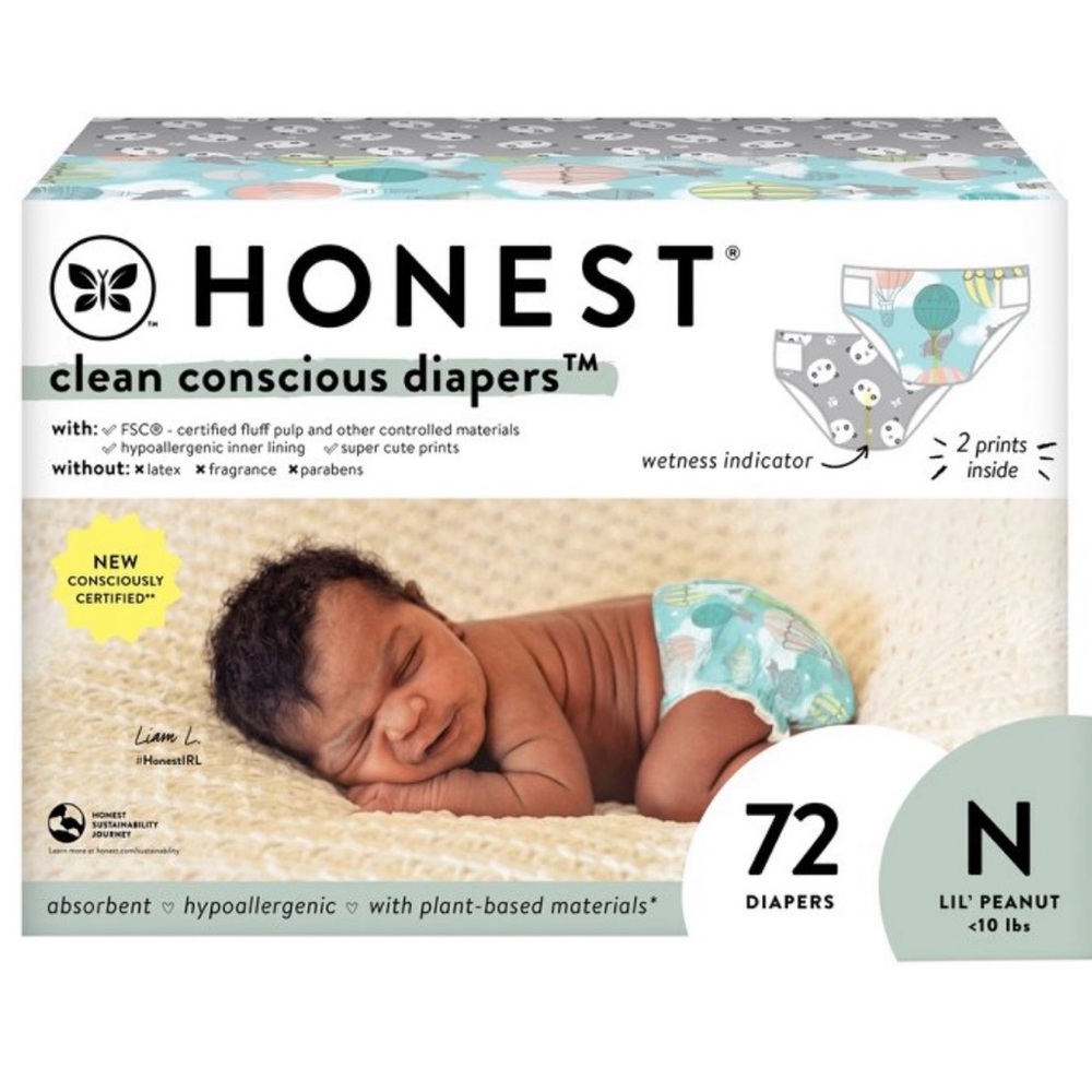 Honest diapers - newborn